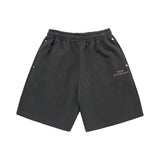 24FW アップサイドダウンベーシックロゴショートパンツ チャコール