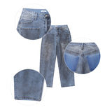 Front pocket washing denim (2color)