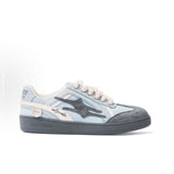 KILLWINNER Blue-gray ジャーマントレーニングシューズ,レトロ,スタイリッシュ,カジュアルシューズ,ユニセックススタイル