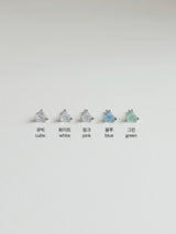 Soft Heart Piercing / 5 Colors / Twinkle Pastel Daily Lovely Simple