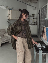 コントロールペインティングオーバーピッグショートスリーブ