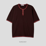Daying waffle short sleeve T-shirt -5C