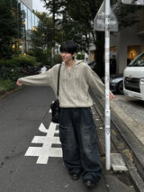 Fellow Cable Knit Half-Zip Hoodie