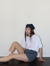STRIPE JERSEY SHORTS (BLUE)