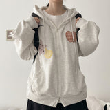 サニー パッチ フーディー ジップアップ (4 colors) H&L
