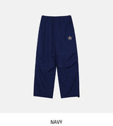Star Patch Parachute Nylon Pants