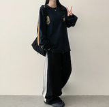Enz サイドトラックラインワイドパンツ