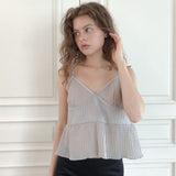 Maga sleeveless blouse (light gray)