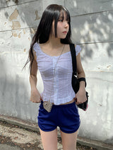 BELA LACE SLEEVELESS BLOUSE (2C)