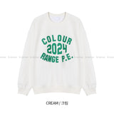 LMN ENNINE カラーオーバーサイズフィットスウェットシャツ (4 colors)