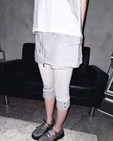 (2color) Star Stripe Capri Banding Pants