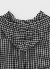 [MADE] Shrut Check Summer Loose Fit Hooded Shirt
