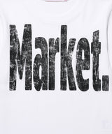 クラックマーケットロゴTシャツ White