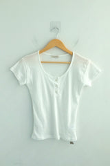 Round U button slim top