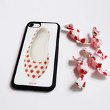 [Glass] strawberry shoes case 