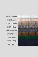 LMNラウンドネックケーブルカーディガン / LMN Round-Neck Cable Cardigan (6 colors)