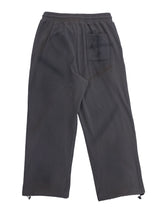 FLEECE SPRAY-DIRT CROSS LINE HEM DRAWSTRING ADJUSTABLE SWEATPANTS