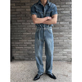 [MUSCLE FIT] Cool ever western pocket shirts(3color)