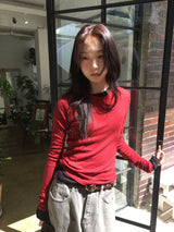 Leaf Low Cutting Long Sleeve