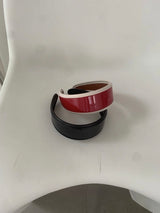 エナメル レザー ヘッドバンド (2c)