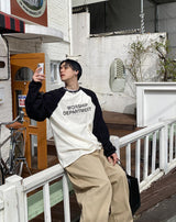 WDラグランオーバーtシャツ