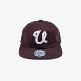 Vintage 6 Panel Cap_Burgundy