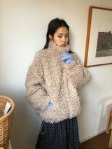 Boucle Half-Neck Zip-Up (2 Colors)