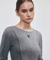 NNC PINTUCK LINE LS TOP_IVORY