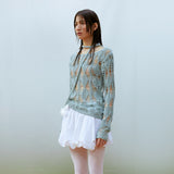 Scarf Set Knit Top (MINT)