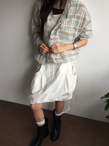 Ranel check hoodie (2color)