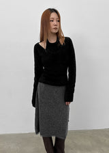 [MADE] Luluco Layered Halter V-neck Knit