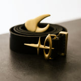 【MADE】Teeth Logo Belt (Gold)