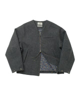 PURE-WOOL 90 Y ZIP-UP JACKET (Charcoal)