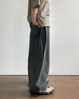 Herringbone Pintuck Balloon Pants