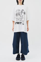 (W) キーバックルストラップパンツ (2color)