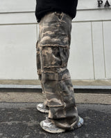UL Camo Decoration Denim Pants