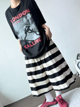 Frisening Stripe Bermuda Shorts 4color