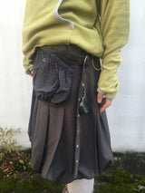soft tulip pleats skirt