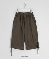 26SS★ [BAONHAUS] Loenin Cotton Strap Bermuda Pants