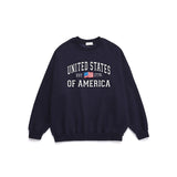 ASCLOアメリカ合衆国スウェットシャツ (4color)