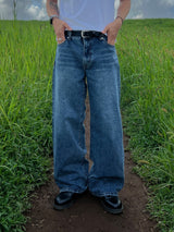 Wallet Point Wide Denim Pants (S, M, L / 3 Colors)