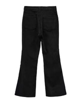 Corduroy semi-bootcut pants