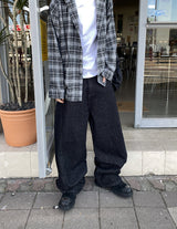 No.1106 カーブPワイドデニムPT