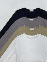 ワンスリットボタンテンションTシャツ