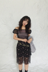 CHIFFON SHIRRING BAG (4COLORS!)