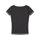 ミラ・ミュージック・グラフィック・スリムTシャツ