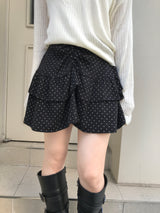 リコガーリッシュドットカンカンシャーリングスカート