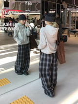 [Special Offer]リトルカーブドチェックパンツ (3c)