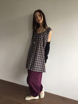 Nerong check midi dress (2color)
