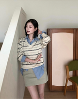 リモードベーシックVダンガラニット